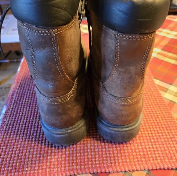 Timberland Men's 8" Soft Toe Waterproof Insulated Work Boot, Brown, 11 W. - Picture 6 of 6